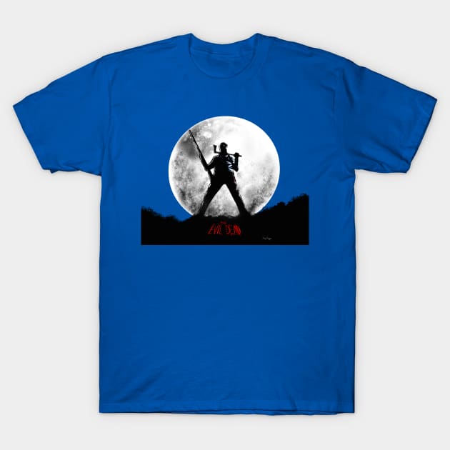 Evil Dead Moon Pose T-Shirt by DougSQ